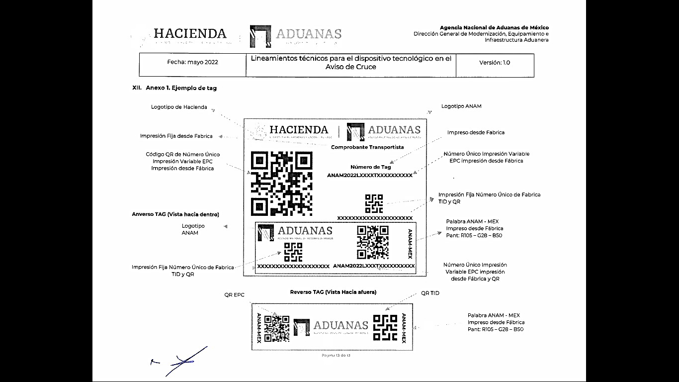 ¿Qué significa AVC en aduana